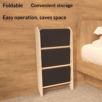 Escalier pliable en bois pour animaux de compagnie, marches pour lit ou canapé haut, rampe antidérapante pour chiens et chats de petite, moyenne et grande taille