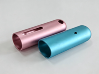 Boîtier en alliage d'aluminium anodisé usiné sur mesure par CNC, composants d'usinage de précision OEM pour appareils électroniques