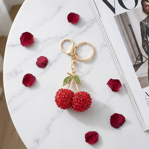 CCH – pendentif personnalisé en forme de cerise, série de pendentifs créatifs, porte-clés en métal - Product Image 5