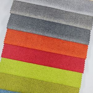 100% льняная ткань на заказ для домашней мебели для гостиной диван Низкая цена полиэстер/хлопок льняная ткань на продажу тканая техника - Product Image 3