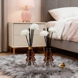 Nhà Hương Thơm Rỗng 50Ml 100Ml 150Ml Cây Giáng Sinh Tinh Dầu Thủy Tinh Reed Khuếch Tán Chai - Product Image 4