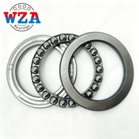 Roulement à billes de butée à une rangée série WZA 51200, haute précision, certifié ISO9001, longue durée de vie pour machines industrielles