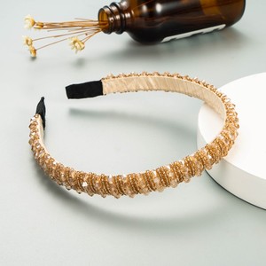 Diadema hecha a mano a la moda con diamantes de imitación de cristal para <span class=keywords><strong>mujer</strong></span> ostentosa de lujo al por mayor para chica adolescente - Product Image 4