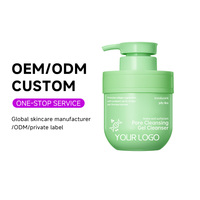 Crème de soin de la peau du visage à la niacinamide végane biologique OEM Lotion blanchissante Mousse nettoyante pour le visage multi-usages Gel nettoyant pour les pores Nettoyant facial