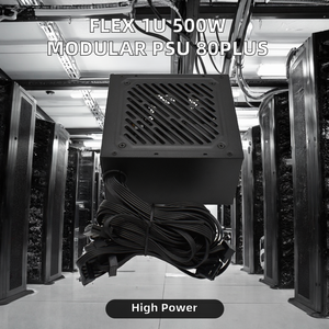 Fuente de Alimentación Conmutada Chamma Flex 1U Modular de 500W, 80plus ATX, para Mini PC, Escritorio y Servidor - Product Image 2