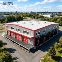 Edificio Prefabricado Económico, Almacén Prefabricado con Estructura de Acero, Nave Prefabricada