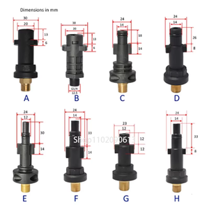 Buse à mousse compatible avec nettoyeur haute pression OEM Ar Joe Sterwin, adaptateur de lance à mousse, outil de nettoyage de voiture en plastique - Product Image 2