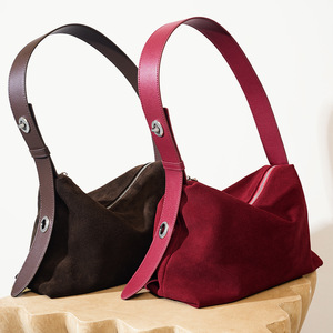 Sac panier en cuir véritable, tendance et élégant, sac à bandoulière pour femme - Product Image 3