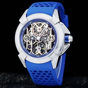 Nouvelle montre mécanique multifonctionnelle pour homme avec petits diamants sur le cadran - Product Image 2