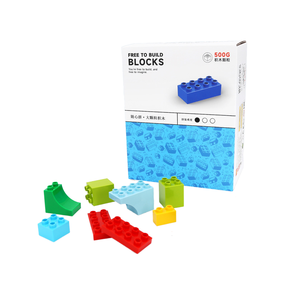 500g Compatible con <span class=keywords><strong>bloques</strong></span> de construcción grandes piezas aleatorias básicas DIY juego creativo diseñador juego de <span class=keywords><strong>bloques</strong></span> de construcción para niños - Product Image 1