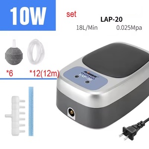 Bomba de Aire para Estanques Resun LAP-10/20/30/<span class=keywords><strong>50</strong></span>/80/120 con Enchufe Estadounidense de 110 V - Bomba de Oxígeno para Acuarios de 10-160 L/Min para Aireación de Aguas Residuales - Product Image 3