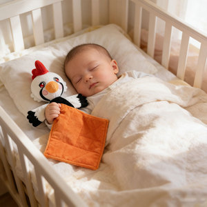 Bambola Calmante Personalizzata per Neonati, Asciugamano Morbido a Forma di Animale, Giocattolo per Dormire, Allevia l'Ansia - Product Image 4