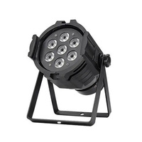 Projecteur LED Par mini 7*10W RGBW 4-en-1 avec effet de mélange de couleurs RGBW, éclairage de scène, contrôle DMX512 pour parcs à thème et fêtes