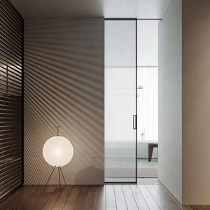 <span class=keywords><strong>Porte</strong></span> coulissante automatique en aluminium et verre pour l'intérieur des maisons modernes - Product Image 3