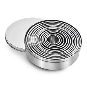 <b>Cookie</b> <b>Tools</b> 1 Piece Eco-Friendly Stainless Steel <b>Cookie</b> Biscuit Cutter Set Donut Cutter Ring Molds Graduated Circle Pastry Case - Product Image 1