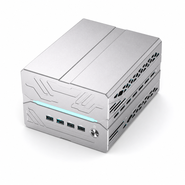 Msecore Mini Gaming Pc With Nvidia Gpu DDR5 With Dedicated Graphics Card RTX5060 Ti 16G 2TB NVMe SSD Itx Pc Case