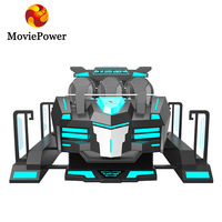Virtual Reality Roller Coaster Amusement Zone Park Indoor Playground Attraction 9D VR Cinema 6 Seats Game VR Machine