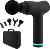 Portable sans fil Rechargeable Percussion Fascial Gun Body Deep Muscle Mini pistolet de Massage électrique pour le soulagement de la Fatigue corporelle