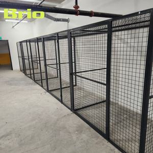 BRIO Eenvoudig te monteren metalen stalen gaas opbergkast beveiligingskast platte verpakking honden- en vogelkooien voor persoonlijke spullen met hangslot - Product Image 3