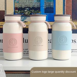 2025 nouvelle tasse Thermos sous vide en cuir de haute valeur 304 en acier inoxydable Portable pour lait café eau Logo personnalisé - Product Image 5