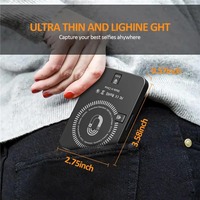 Kit de vlogging portable tendance avec clip, lumière selfie rechargeable, éclairage vidéo photographique, studio d'éclairage LED magnétique