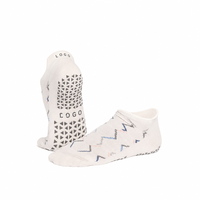 Chaussettes de yoga antidérapantes, chaussettes de Pilates à grip, chaussettes de studio basses à la cheville, chaussettes de fitness confortables et respirantes à semelle intégrale avec grip OEM ODM