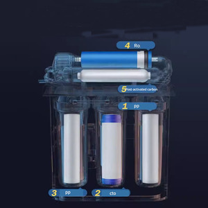 Réservoir d'eau électrique sous évier 3,2 gallons, 5 étapes, en acier au carbone, autonettoyant, pour système RO sous pression, durée de vie 6 mois, usage domestique et hôtelier - Product Image 4