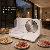 Trancheuse électrique à fromage et bacon 150W, Gadget de préparation alimentaire domestique, Appareil de cuisine réglable, Usine OEM certifiée ISO