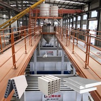 Macchina per la Produzione di Lastre Alveolari in Calcestruzzo 3000x600x100mm, Macchinario per la Produzione di Pannelli in Cemento per Edifici Prefabbricati