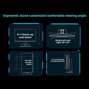 Moniteur de jeu <span class=keywords><strong>MSI</strong></span> Mag272qp QD-OLED X24 26,5 pouces, écran 2K, fréquence de rafraîchissement 240 Hz, réglage de la hauteur et de la rotation, 0,03 ms GTG, 10 bits - Product Image 6