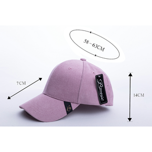 Cappellino da baseball Bonnie in cotone regolabile a 6 pannelli, traspirante, protezione solare per adulti, abbigliamento casual per quattro stagioni - Product Image 1