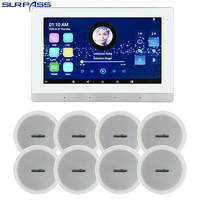 7825+8CR615 SURPASS Lecteur vidéo audio Android WiFi Amplificateur avec kits de haut-parleurs pour système audio intelligent pour la maison