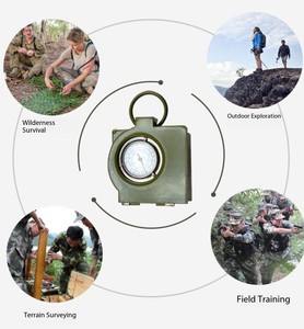 เข็มทิศสำรวจภูเขาอเนกประสงค์ DF XC Type 62 สำหรับกิจกรรมกลางแจ้ง พร้อมซองใส่ - Product Image 2