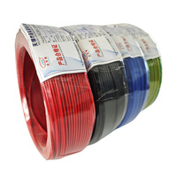 Câble Électrique Flexible en Cuivre BVR de Haute Qualité, 450/750V, Isolation PVC, pour Bâtiment