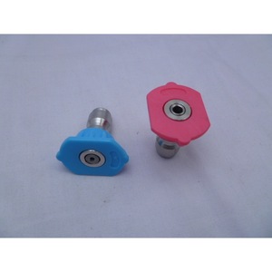 Car Washer Nozzle 1/4 Quick Connect Blue Rinse Pink Soap Stainless Steel Spraying Tool - Product Image 2