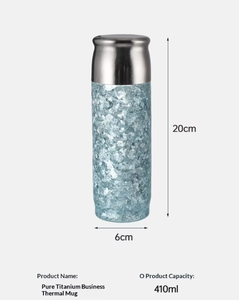 410ml Pure Titanium Insulated Mug Magnetic Lid, Bulk Business Gift Cup with Custom Logo Service - Product Image 6