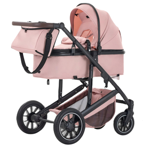 Poussette Bébé Tout-Terrain Amortissante Réversible <span class=keywords><strong>en</strong></span> Aluminium Légère 3-<span class=keywords><strong>en</strong></span>-<span class=keywords><strong>1</strong></span> pour Voyage - Product Image 1