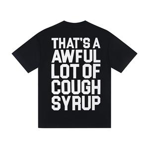 T-shirt da Baseball Unisex in Cotone Personalizzata con Stampa 'That's <span class=keywords><strong>an</strong></span> Awful Lot of Cough Syrup' per Uomo - Product Image 4