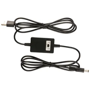 Carregador de tensão de reforço USB a DC 1,5 m 5v a 12v 24v DC/DC cabo de alimentação conversor de reforço Buck Boost