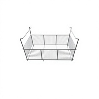 Panier de drainage pliable et empilable en acier inoxydable 304 de qualité alimentaire avec poignées pour le lavage des fruits et légumes en cuisine