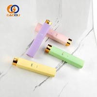 Flacon de parfum miniature carré/rond coloré, nouveau, format poche, atomiseur portable, rechargeable, pour voyage.
