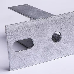 Accessoires de système de montage solaire antiseismique en acier de type C à connexion directe, base photovoltaïque galvanisée à chaud - Product Image 2