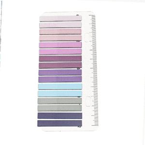 X418 Blocs-notes adhésifs ultra-fins 320 feuilles couleur dégradée avec index, essentiels pour la rentrée des étudiants, marque-pages de lecture - Product Image 1