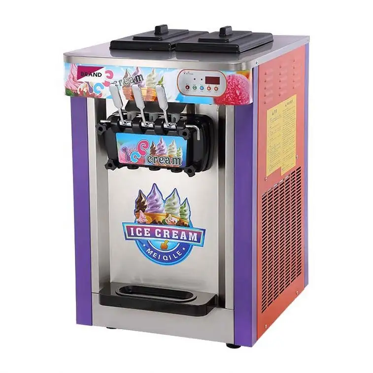 Máquina comercial usada para helados, venta al aire libre, mini máquinas de llenado de servicio suave, Bebidas frías manuales y yogur personal