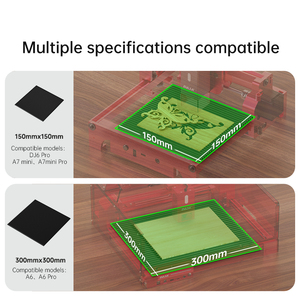 Máy khắc laser phụ kiện Kit OEM đánh bóng vuông của nhãn hiệu Gỗ Acrylic kim loại Công cụ Cắt tổ ong Bảng điều khiển ủng hộ tấm - Product Image 2