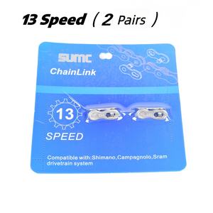 <span class=keywords><strong>Cadena</strong></span> de Bicicleta <span class=keywords><strong>MTB</strong></span> con Eslabón Rápido de Acero Inoxidable, Fácil Instalación, 13V <span class=keywords><strong>12V</strong></span> 11V 10V 9V 8V, 2 Pares, Accesorio Mágico para Ciclismo de Carretera - Product Image 5