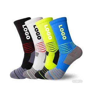 Pattern Cotton Crew Unisex Dress Socks Men Women Sports Socks Letters Words Logo Brand Customized Athletic