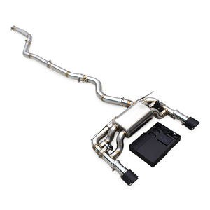 Tuyau d'échappement Catback COC Valvetronic pour <span class=keywords><strong>BMW</strong></span> <span class=keywords><strong>240i</strong></span> F22 3.0T 2019-2024 en acier inoxydable avec système de clé de télécommande - Product Image 1