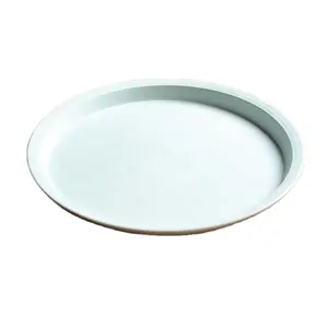 Круглая пластиковая обеденная сервировочная тарелка, 22 см