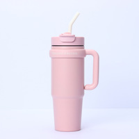 Gobelet isotherme en acier inoxydable à double paroi avec poignée, couleur personnalisée, 30 oz, plusieurs couleurs